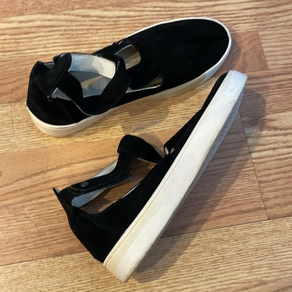 Spenco Orthotic Suede Slip-On Shoes Indio Black - 8.5B - Picture 2 of 4